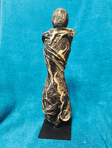 Metallskulptur figur - metallskulptur,