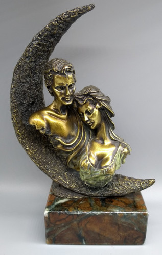Skulptur figure ein liebespaar - ein,