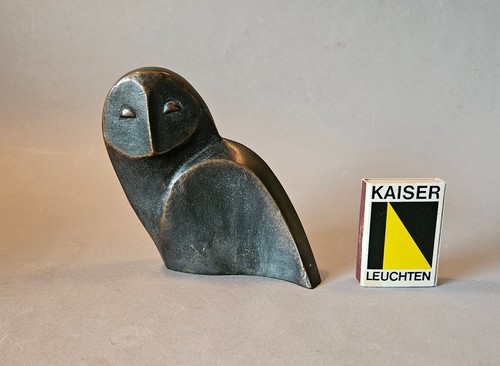 Vintage bronze eule figur - vintage,