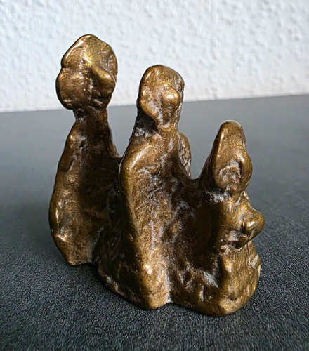 Abstrakte metall skulptur - abstrakte, metall-skulptur