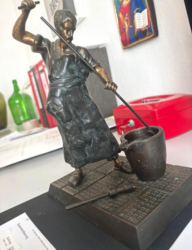 Bronze skulptur statue - bronze, skulptur/statue