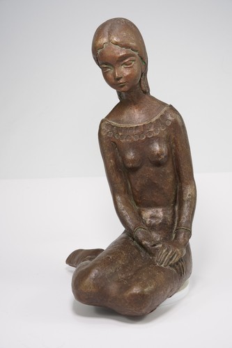 Frauenfigur kniend 34 - kniend,, cm