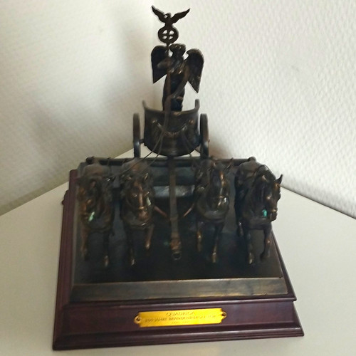Quadriga skulptur figur - quadriga,