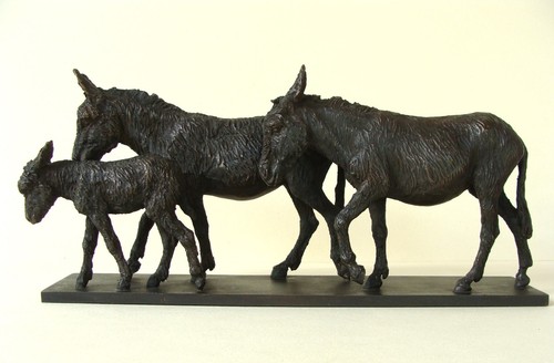 Brigitte eberl bronze - eberl, esel