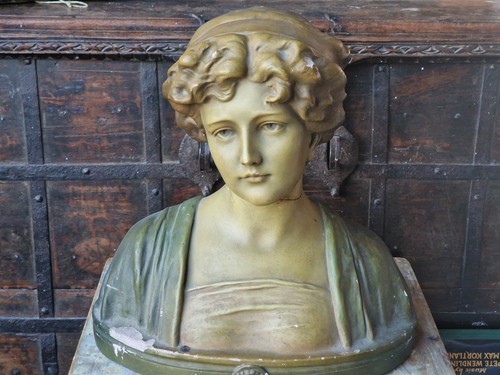 Antik jugendstil damen büste - damen,