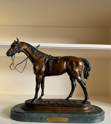 Bronzeskulptur pferd jules - "pferd",