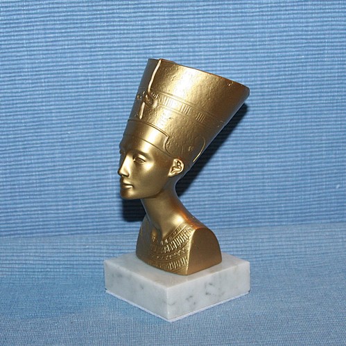 Skulptur nofretete büste - skulptur:, /