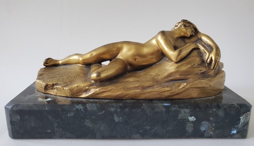 Skulptur bronze schlafender - skulptur,