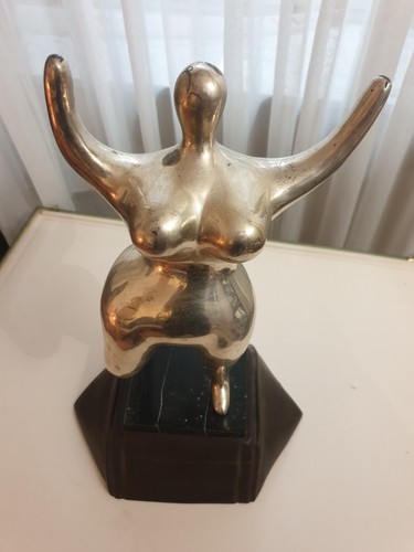 Schwere große design skulptur - große,
