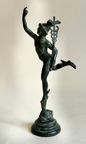 Bronze skulptur merkur - bronze,