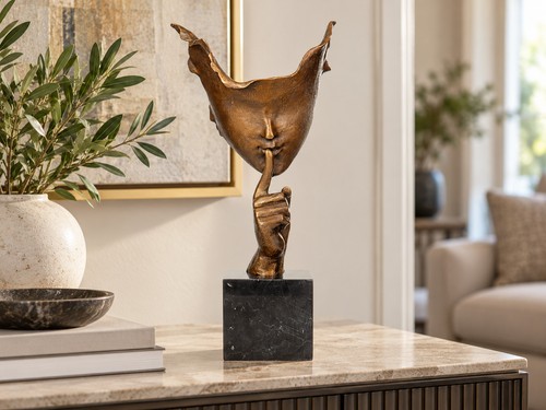 Bronze skulptur abstrakte frau - abstrakte,