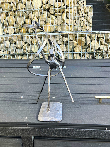 Abstrakte metall skulptur - abstrakte,