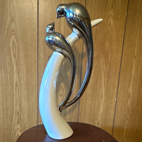 Modernes vogel paar - modernes, skulptur