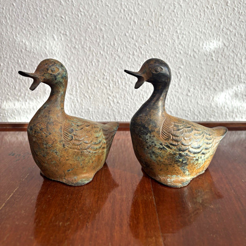 Antike enten figuren - antike,
