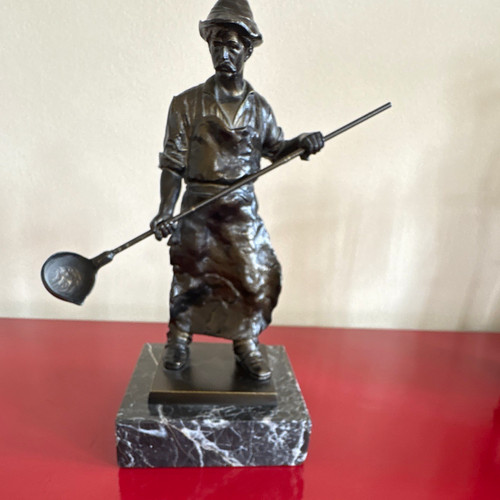 Skulptur statue figur arbeiter - statue,