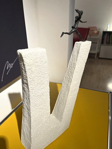Moderne abstrakte skulptur - abstrakte,