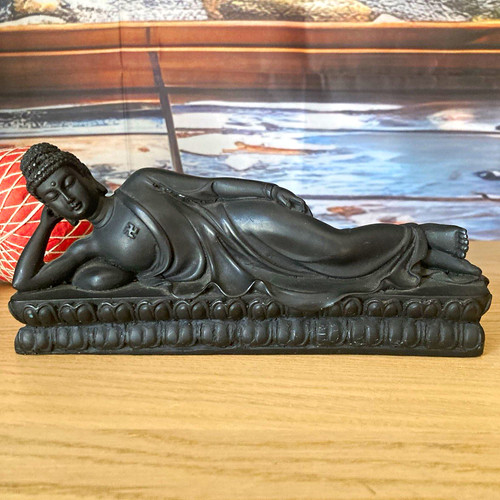 Liegender buddha mit - buddha,