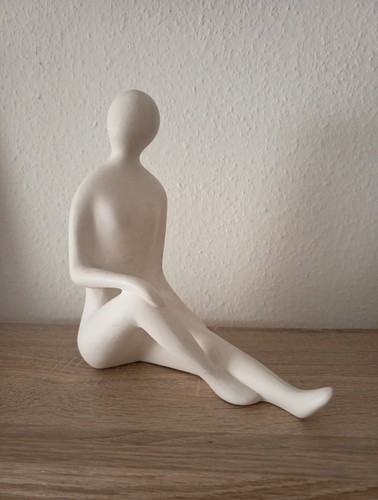 Skulptur frau gilde weiß - frau,