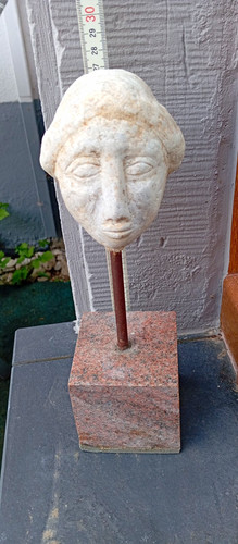 Abstrakte kopf skulptur - kopf,
