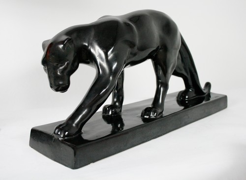 Art deco skulptur panther von - deco,
