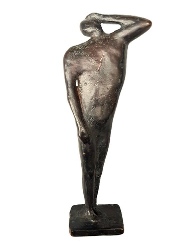 Bronzefigur stehender mann - bronzefigur,