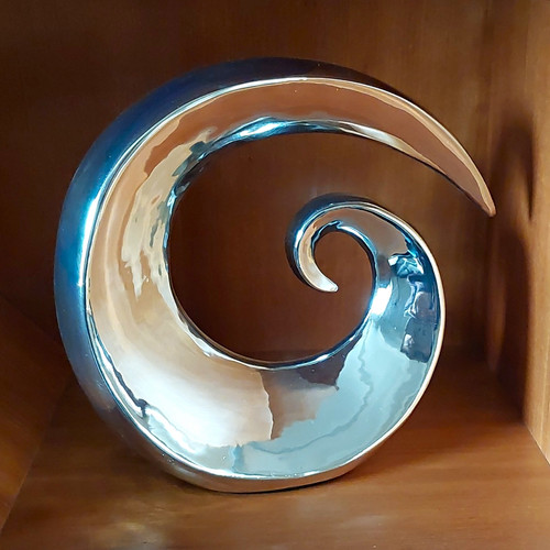 Abstrakte spirale skulptur - abstrakte,