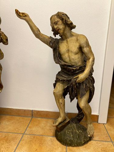 Heiligenskulptur holz johannes - heiligenskulptur,
