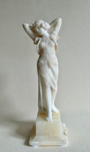 Art deco alabster skulptur - deco,