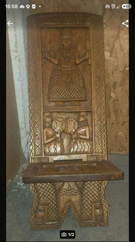Afrikanische holz skulptur - afrikanische,