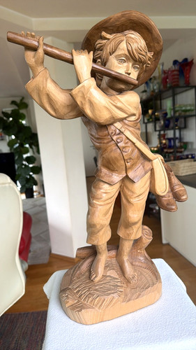 Xxl große holz skulptur - große,