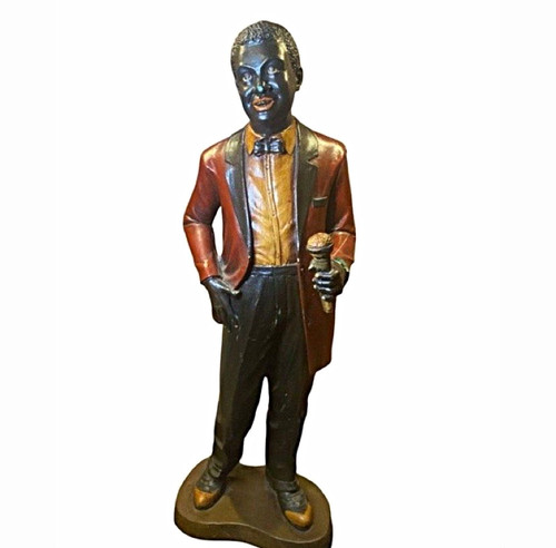 Skulptur jazz sänger mit - skulptur,