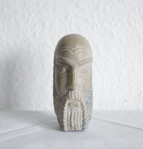Skulptur kopf stein figur - figur, im