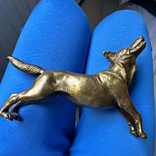 Hund wolf skulptur - hund/wolf, aus