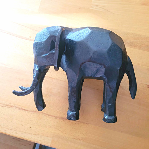 Gusseisen figur elefant - gusseisen,