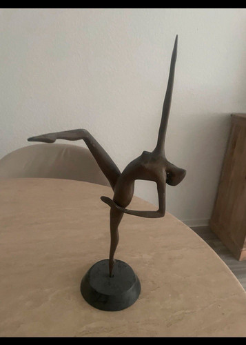 Skulptur metall tänzerin - metall,