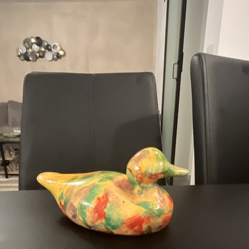 Bunte deko ente art - deko-ente, „art