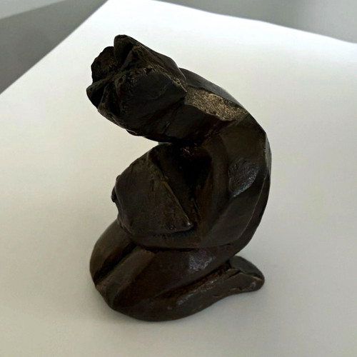Abstrakte bronze skulptur - abstrakte,