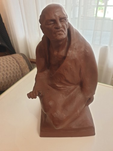 Terracotta figur 38cm - terracotta,