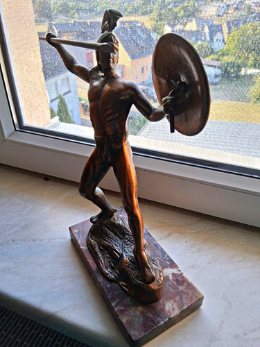 Krieger skulptur mit - krieger, &