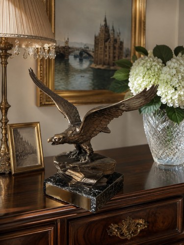 Bronze adler skulptur auf - adler-skulptur,