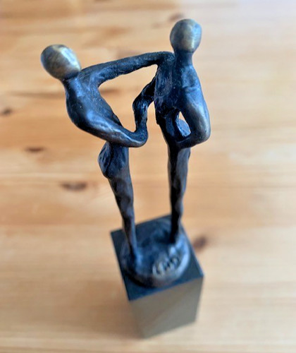 Skulptur reichende hände - skulptur,