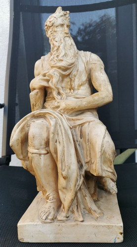 Skulptur gips moses - skulptur,