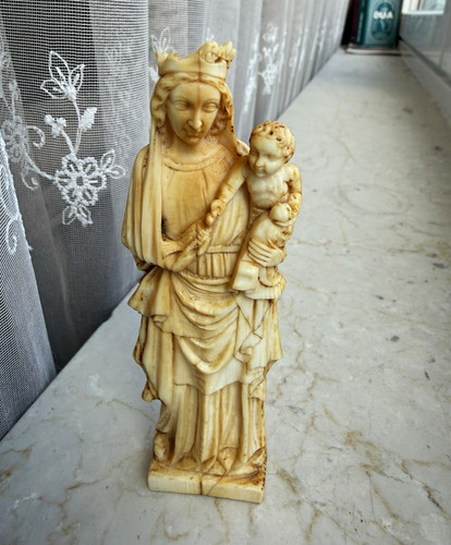 Geschnitzte skulptur madonna - skulptur,