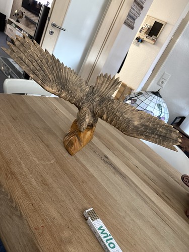Großer adler holzfigur - großer,