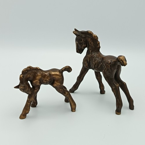 Bronze fohlen paar - paar, nach