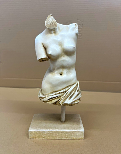 Frauen torso skulptur aus gips - frauen-torso,