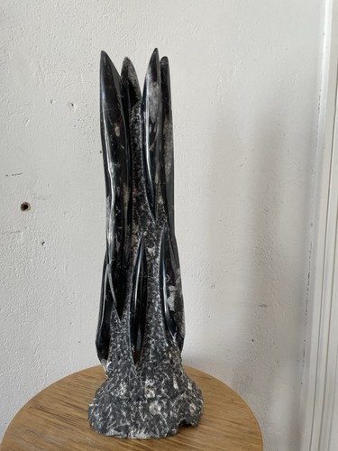 Fossilien skulptur aus stein - aus,